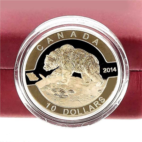 CANADA - $10 2014 Serie #2 O Canada - Le grizzli