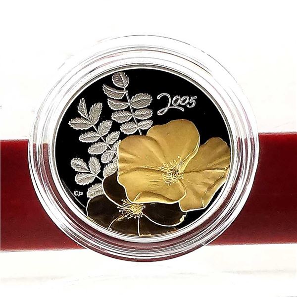 CANADA - 50 cents 2005 La rose doree