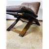 Image 3 : Leather Lounge chair & Footstool