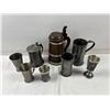 Image 1 : Collection of Steins and Pewter Cups