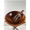 Image 2 : Wooden Salad Bowl Stand