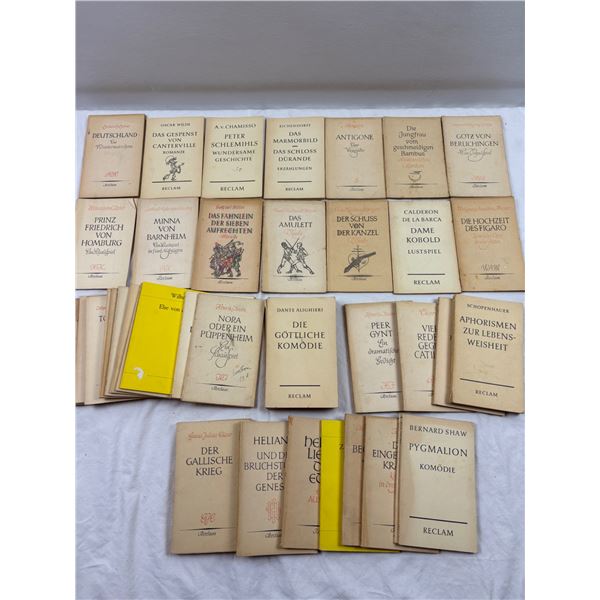 German "Reclam" Paperback Books