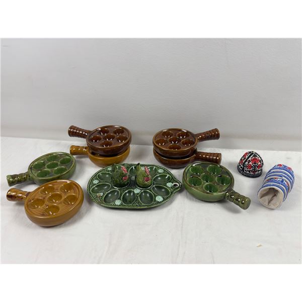 Escargot * Egg Serving Dishes