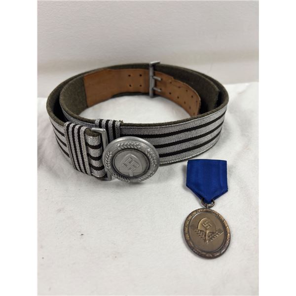 Third Reich Belt & Pin