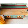 Image 5 : Hand Painted Buffet with Stained Glass Doors