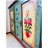 Image 8 : Hand Painted Buffet with Stained Glass Doors