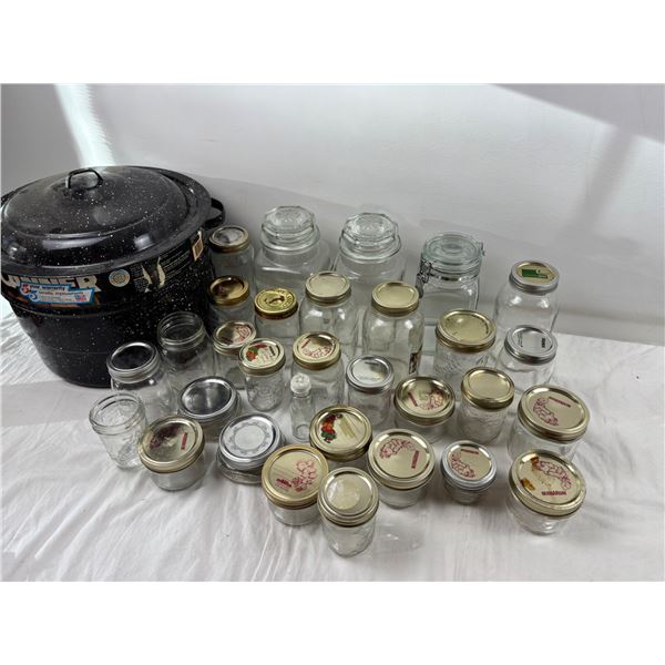 Canning Pot and Jars