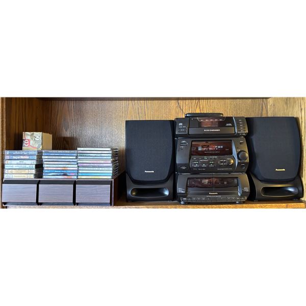 Panasonic CD Stereo System with Music