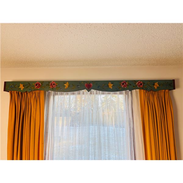 Hand Painted Drapery Covering