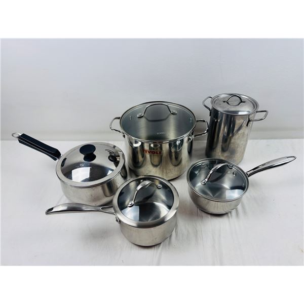 Variety of Kitchen Pots