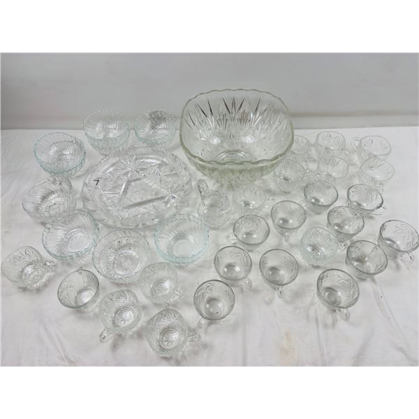 Assortment of Crystal & Glassware