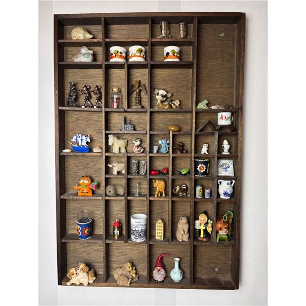 Wall Shelf with Trinkets & Decor