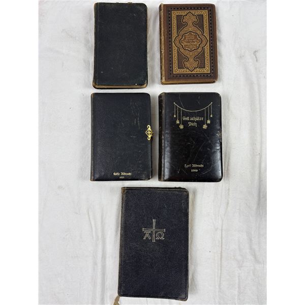 Antique German Gesanbuch's