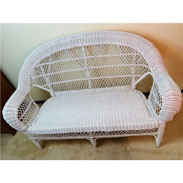 Wicker Loveseat