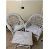 Image 1 : Wicker Chair Set