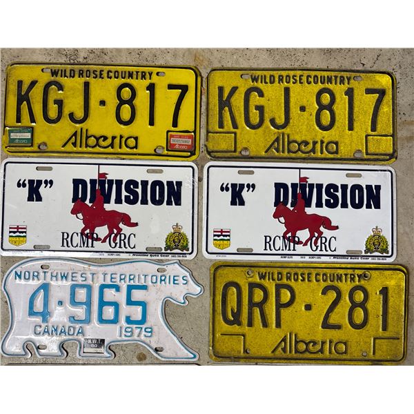 Variety of License Plates