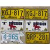 Image 1 : Variety of License Plates
