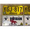 Image 3 : Variety of License Plates