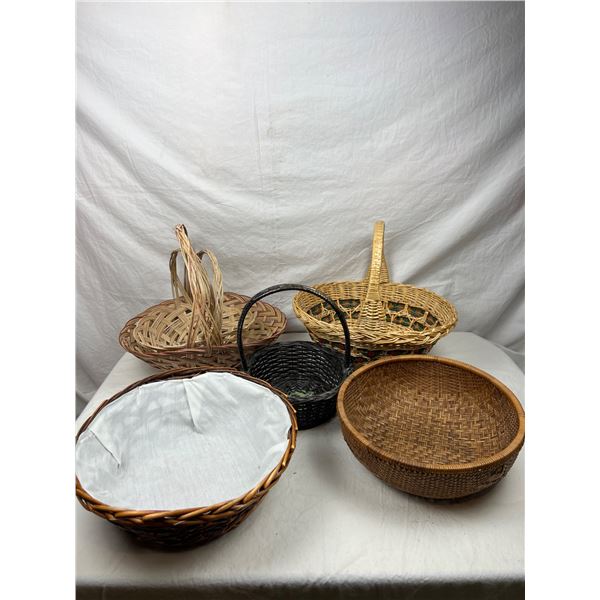 Variety of Wicker Baskets