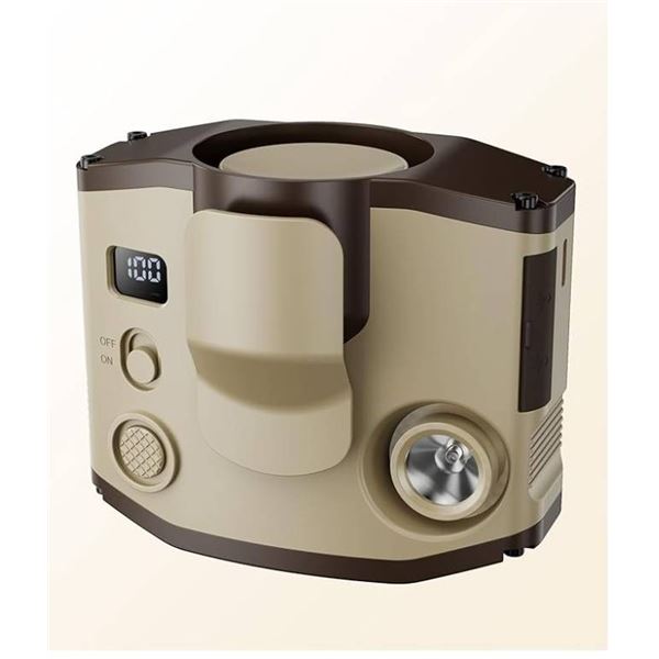 Portable Mini Waist Clip on Blet Fan, 10000mAh Battery Operated Hand-free Wearable Necklace Fan, 3 S