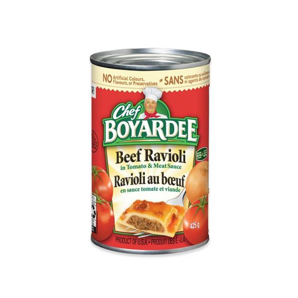 Chef Boyardee Beef Ravioli in Tomato and Meat Sauce, 8 Cans x 425g