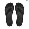 Image 1 : FitFlop iQushion Ergonomic Flip-Flops, All Black, US Size 6