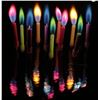 Image 1 : CLBC-24B Color Flame Birthday Candles, 12 Pieces with Holders