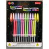 Image 3 : CLBC-24B Color Flame Birthday Candles, 12 Pieces with Holders