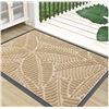 Image 1 : Grandaily Front Door Mat Indoor Outdoor Waterproof Doormat, Non Slip Natural Rubber Welcome Mat, Hea