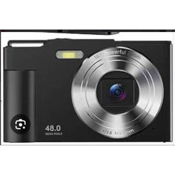 Digital Camera with 48.0 MP Resolution and 1080p Video