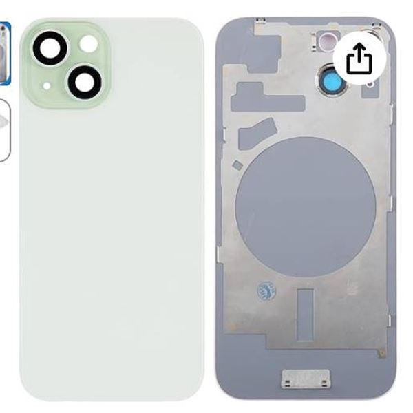 NuFix Back Glass Replacement with Metal Plate (Green)