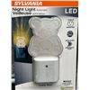 Image 1 : Lot f 2 Sylvania LED Night Light Automatic Plug-in with Teddy Bear Design
