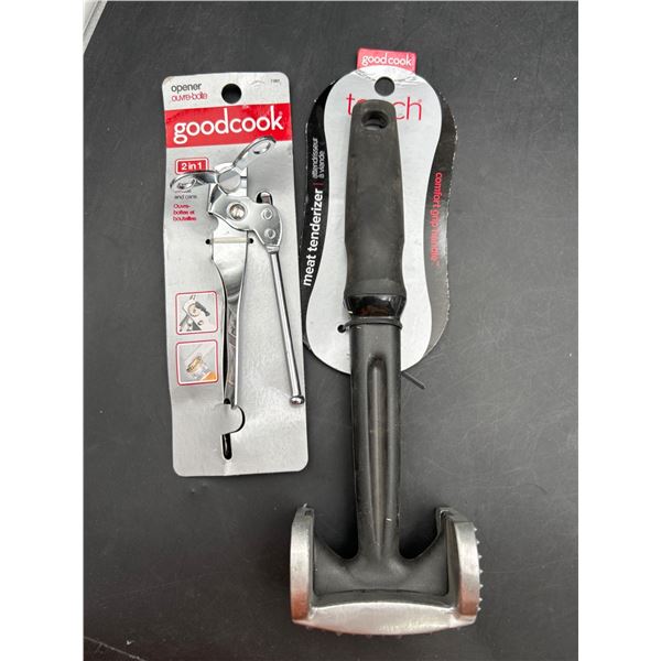 GoodCook Handheld Can Opener and Meat Tenderizer Set