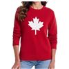 Image 1 : Weatherproof Vintage Red Sweater with Maple Leaf Design, XXL