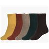 Image 1 : BenSorts Winter Thick Socks for Women Warm Boots Socks Gift Box Set of 5