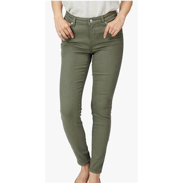 AE1901190 Light Olive Skinny Jeans – Size 8 Long