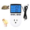 Image 1 : Xiehuza Backlit Digital Temperature Controller, LCD Screen Heating Cooling Thermostat Outlet Socket 
