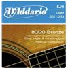 Image 1 : D’Addario EJ11 80/20 Bronze Acoustic Guitar Strings, Light Gauge, 2 Sets