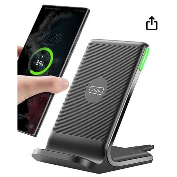 INIU Wireless Charger Stand WI-211 AirFuel Stand Qi 15W