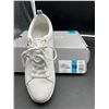 Image 3 : Ted Baker Men’s White Sneakers with Blue Stripe, Size 10