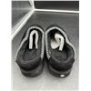 Image 2 : Black Slip-On Slippers with Stitched Trim and Rubber Sole Size UK35