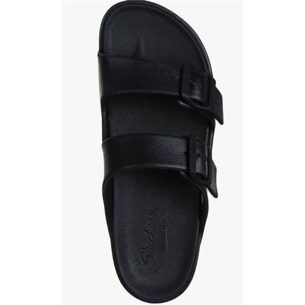 Skechers Slides Black Sandals, Size 10