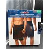 Image 2 : Men’s 2-Pack Lounge Shorts, Navy/Black, Size XL