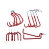 Image 1 : Onward 14-Piece Storage Hook Assortment with Red Coating