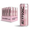 Image 1 : Case of 12 Atypique Non-Alcoholic Amaretto Sour 355 mL Cans