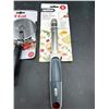 Image 3 : Goodcook Pizza Cutter, T-Fal Pizza Cutter, and Zyliss Apple Corer Lot