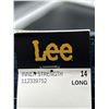 Image 4 : Lee Womens Legendary High Rise Trouser Jeans Size 14 Long Denim Jeans