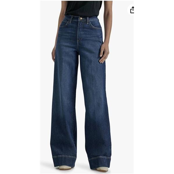 Lee Womens Legendary High Rise Trouser Jeans Size 12