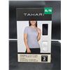 Image 2 : Tahari Ribbed Cotton Short Sleeve T-Shirt XL/TG Two-Pack