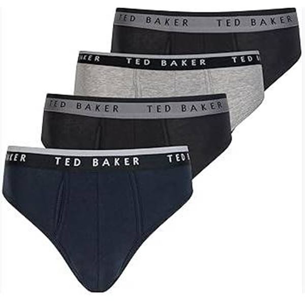 Ted Baker 6-Pack Briefs with Cotton Stretch in Size Large (LG)
